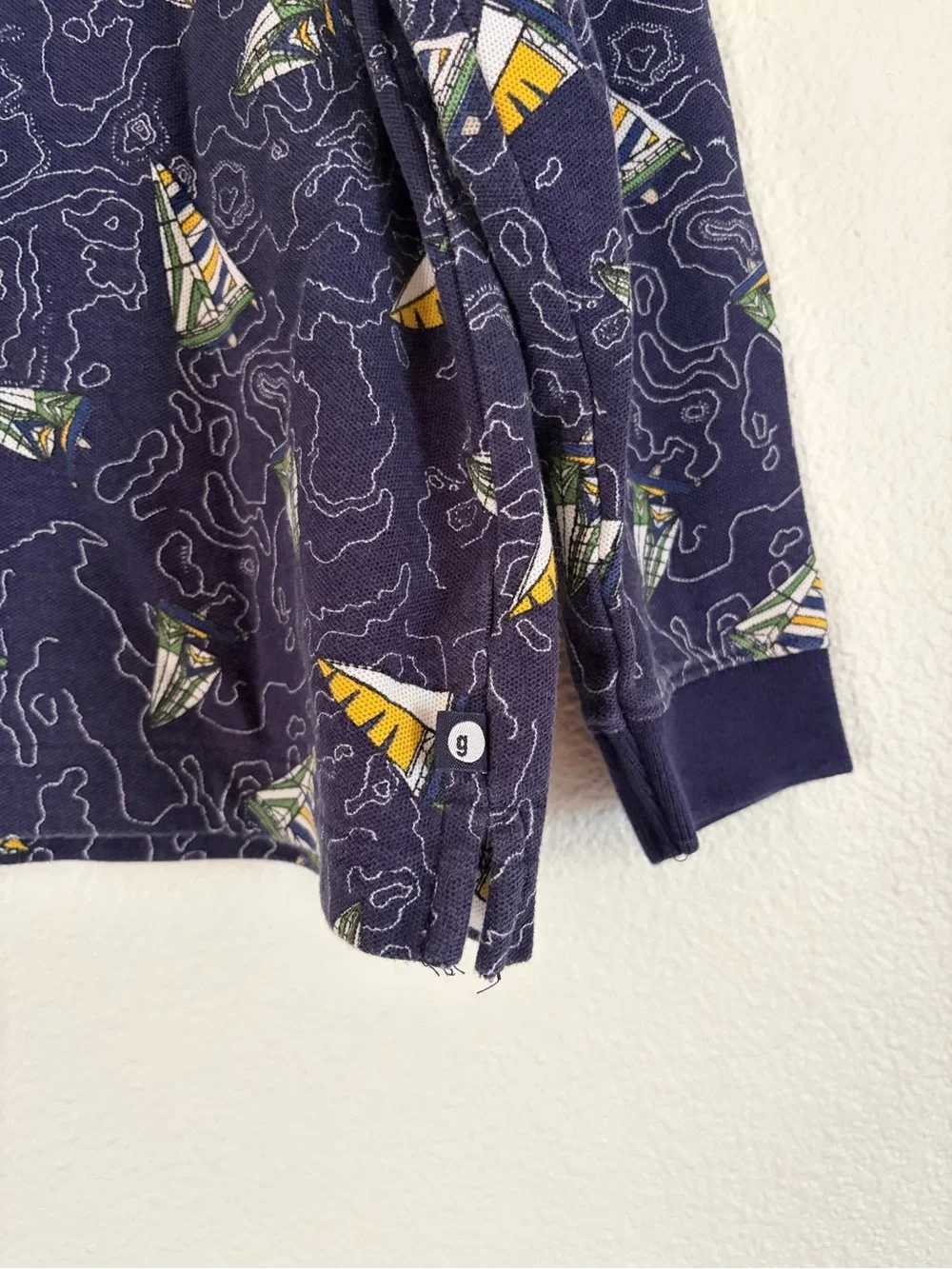 Gymboree vintage sail boat map shirt size 5 years